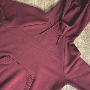 Burgundy Nike Hoodie